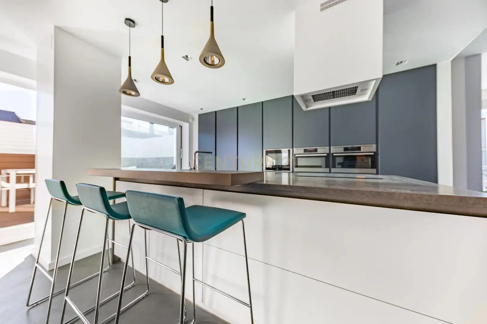 Kitchen of Apartments for rent in Barcelona  with Air Conditioner, Swimming Pool and Oven