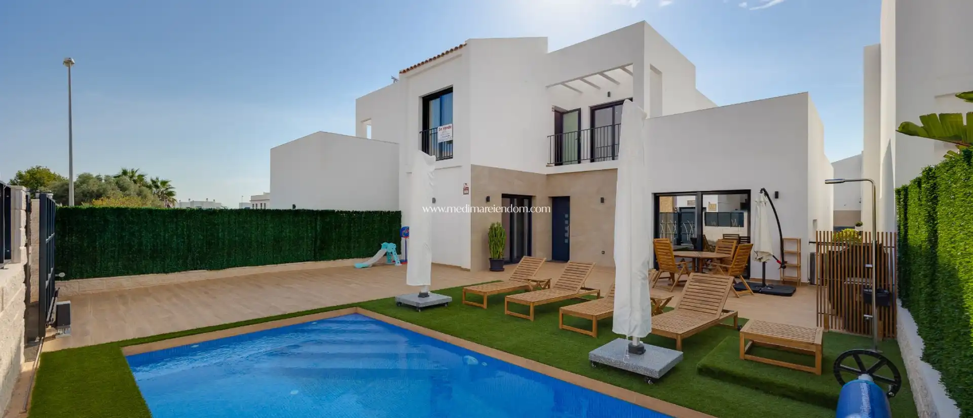 Vista exterior de Casa o chalet en venta en Rojales con Aire acondicionado, Calefacción y Jardín privado