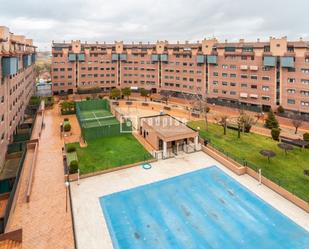 Exterior view of Duplex for sale in Alcorcón  with Air Conditioner, Heating and Parquet flooring