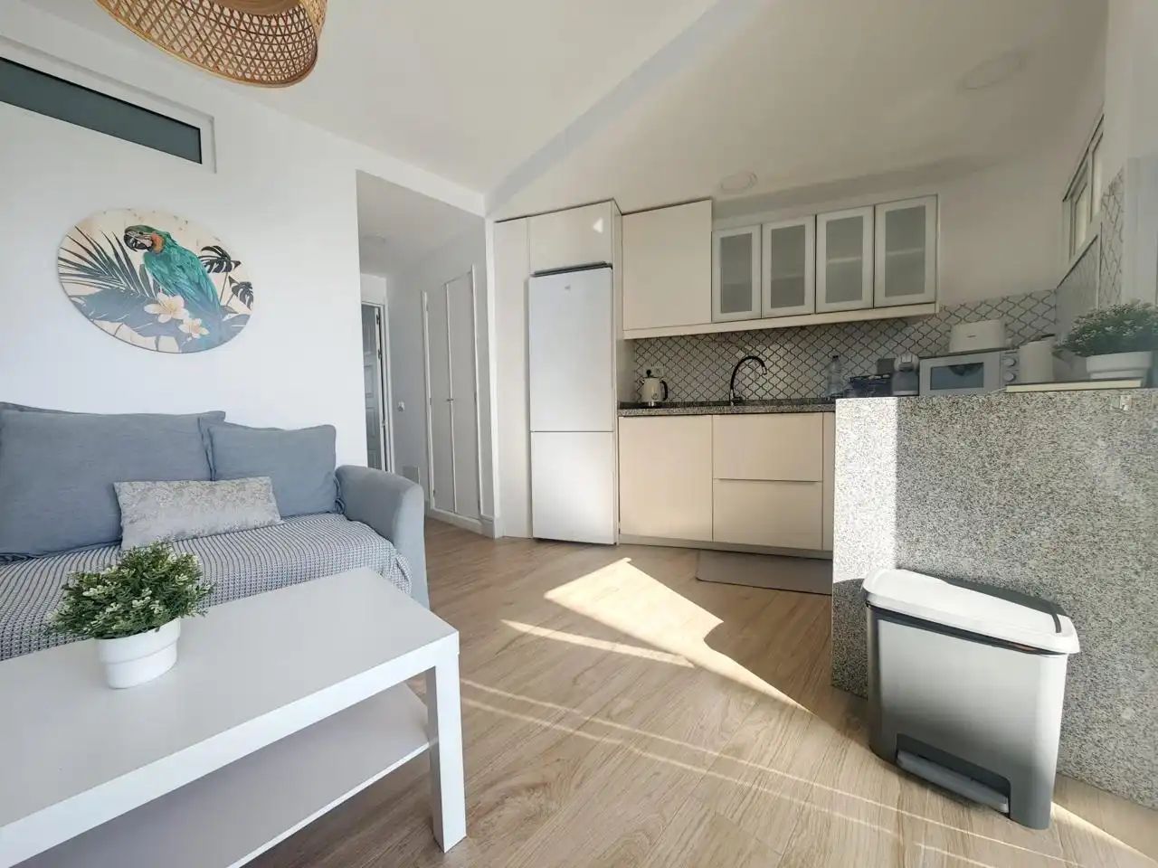 Küche von Wohnung zur Miete in San Bartolomé de Tirajana mit Terrasse, Möbliert und Balkon