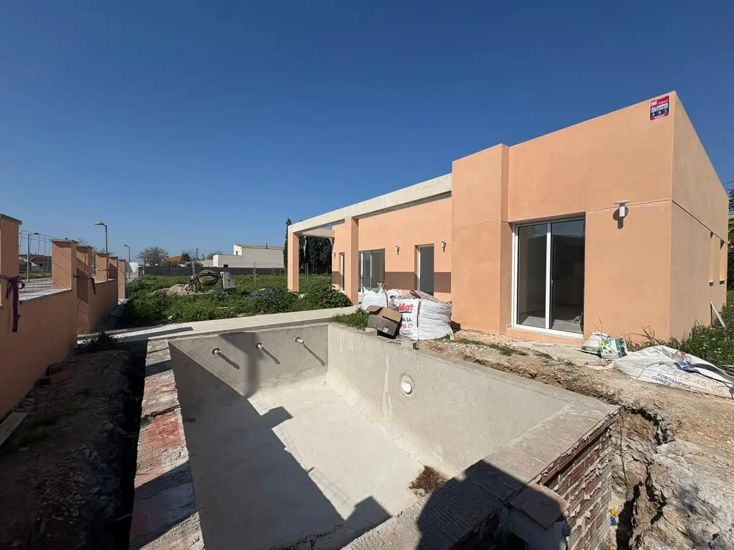 Exterior view of Houses for sale in Vilamacolum  with Air Conditioner, Heating and Private garden