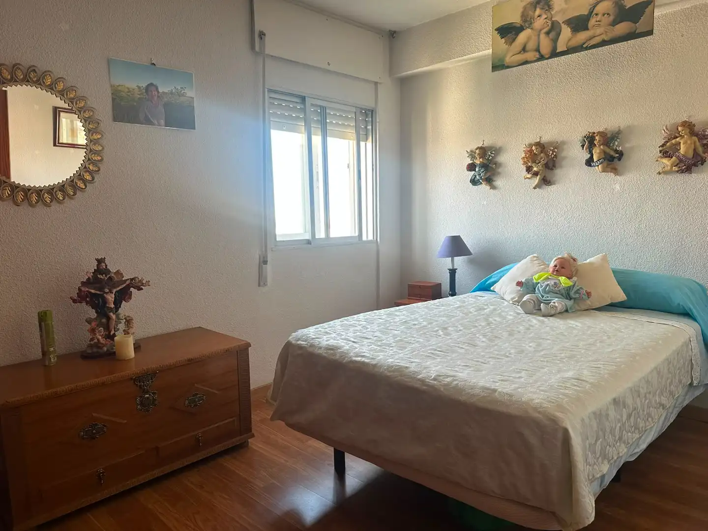 Bedroom of Flat for sale in Madrid  with Air Conditioner and Heating