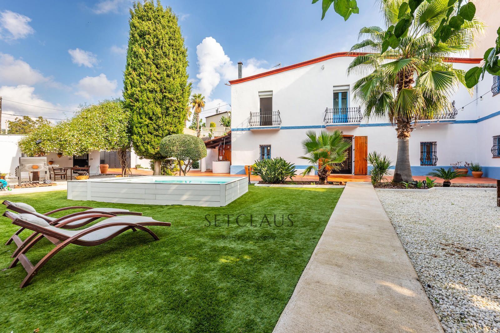 Jardí de Casa o xalet en venda en Tiana amb Calefacció, Jardí privat i Alarma