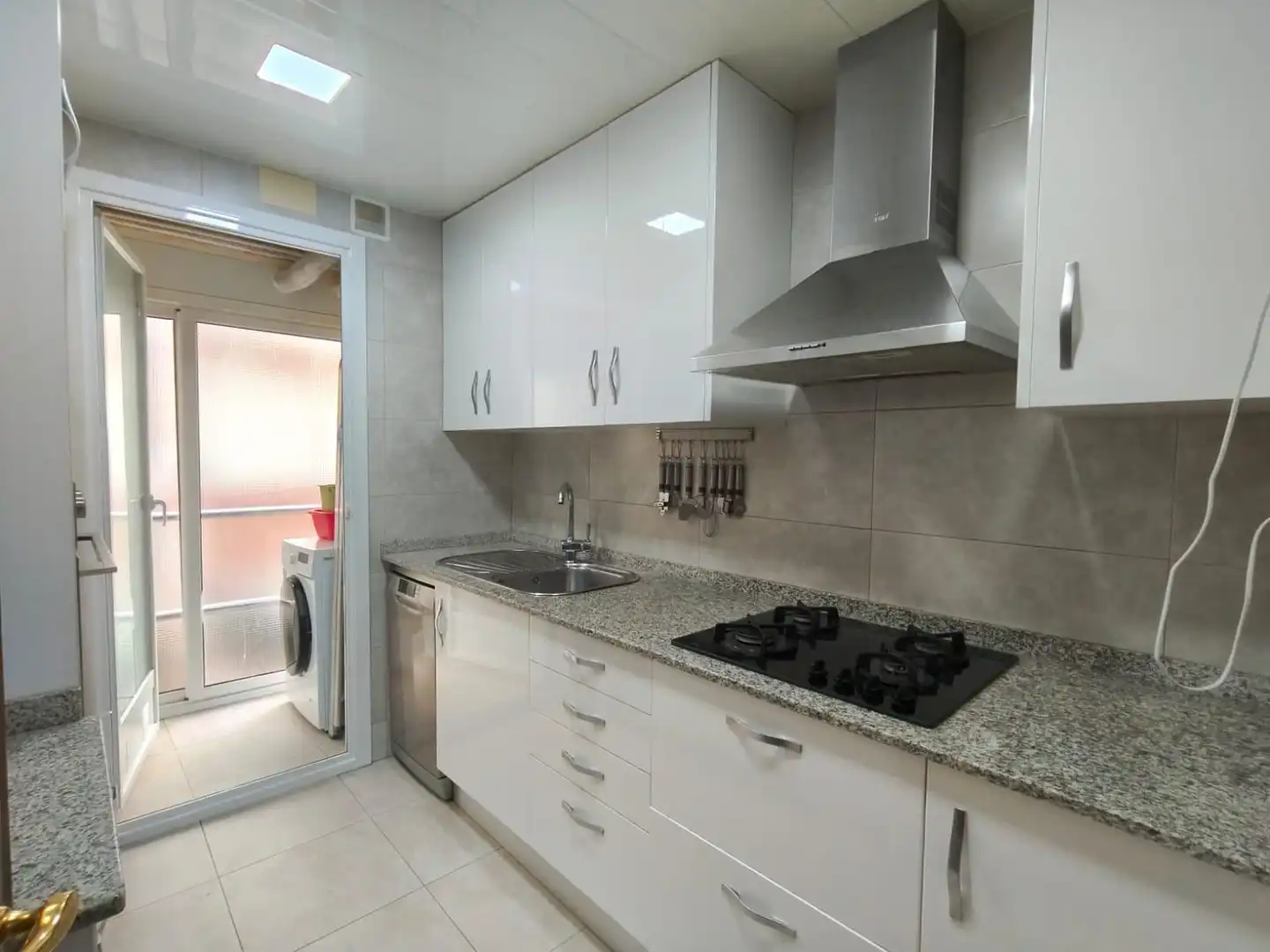 Kitchen of Flat for sale in Mollet del Vallès  with Heating, Parquet flooring and Balcony