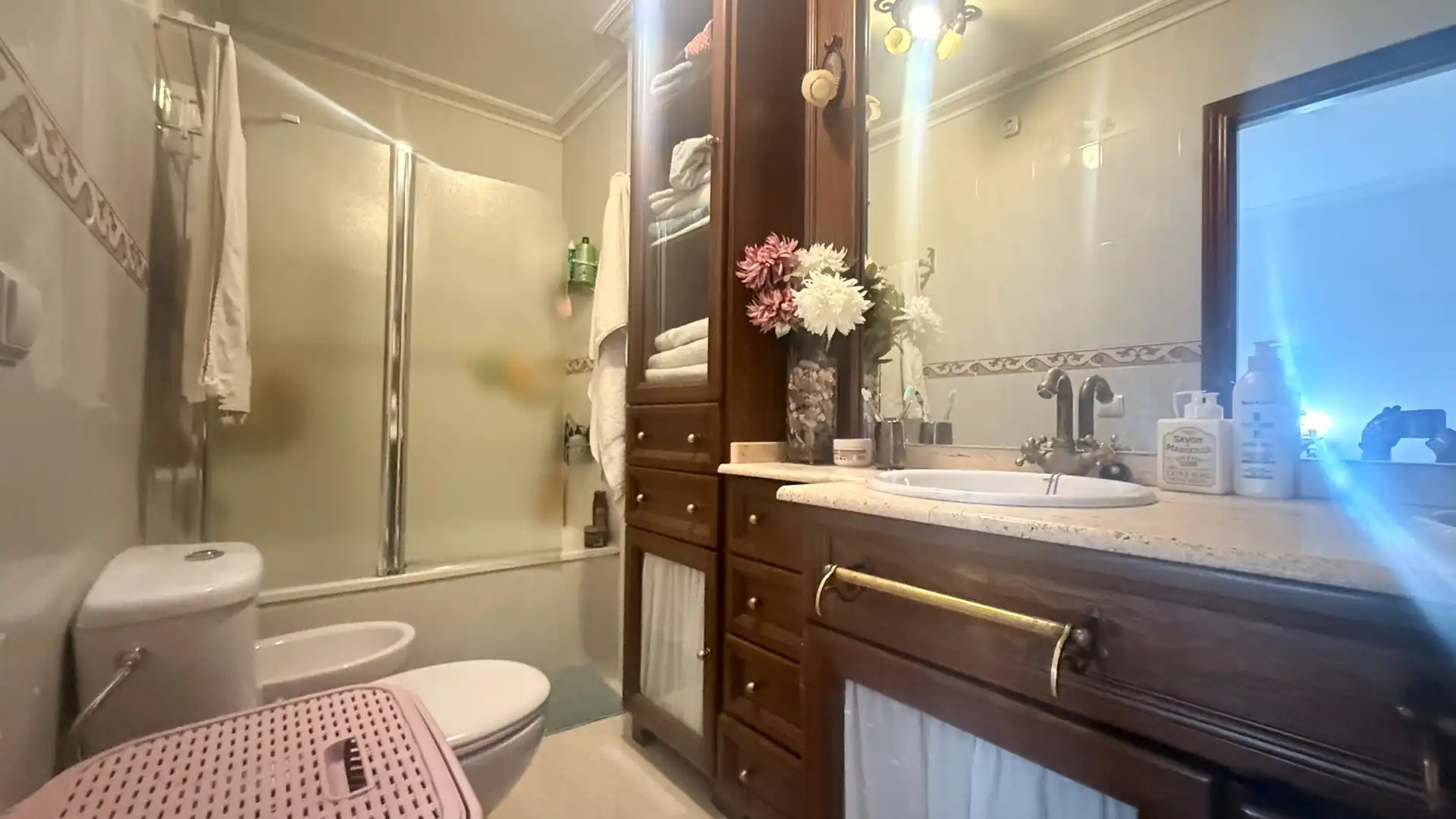 Baño de Casa adosada en venta en Villanueva de Córdoba con Jardín privado, Terraza y Balcón