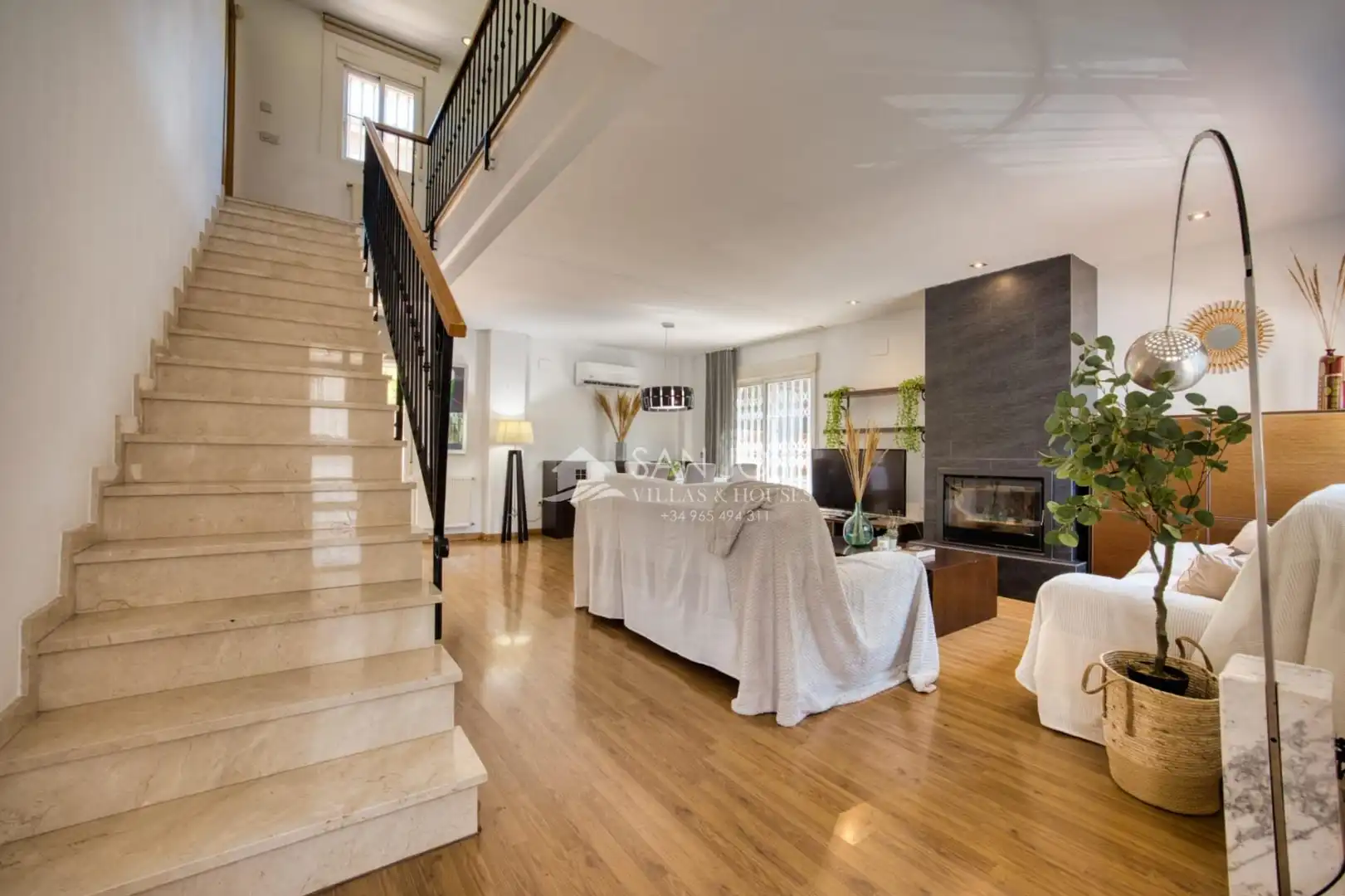 Living room of Houses for sale in Aspe  with Air Conditioner, Heating and Private garden