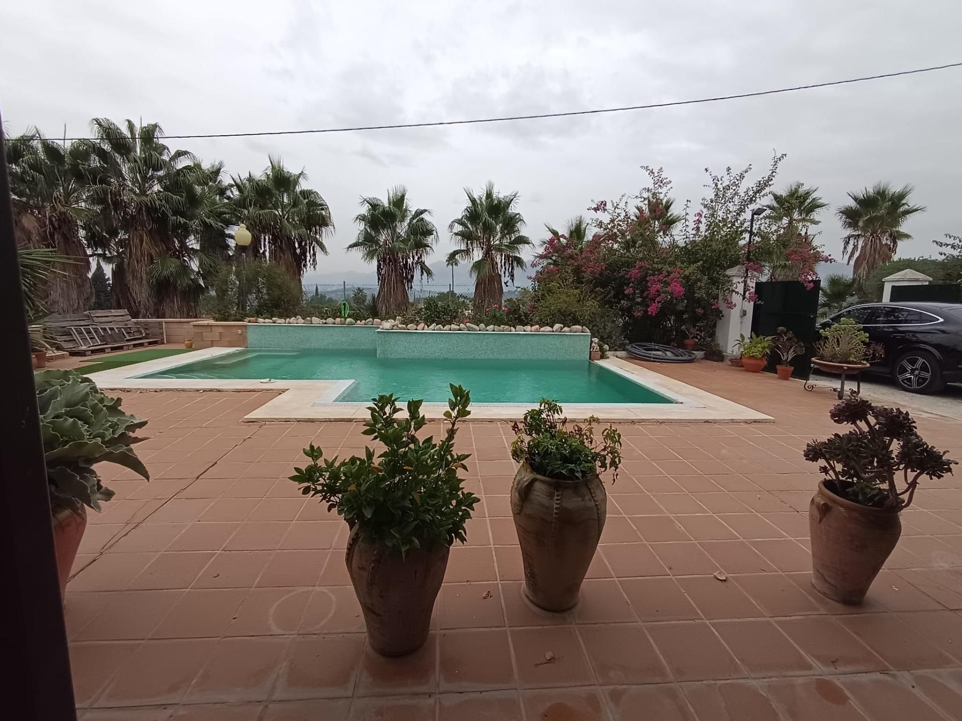 Swimming pool of Country house for sale in Alhaurín El Grande  with Air Conditioner, Heating and Private garden