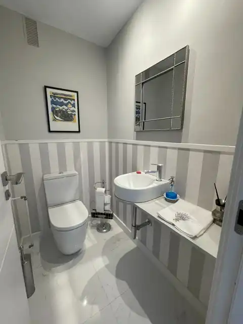 Baño de Piso de alquiler en Alicante / Alacant con Terraza, Amueblado y Internet