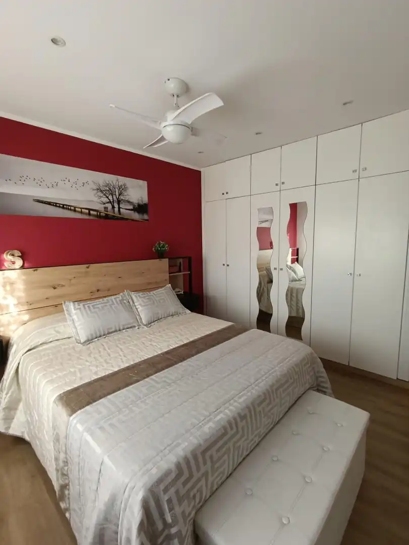 Schlafzimmer von Wohnung zur Miete in Parets del Vallès mit Heizung, Parkett und Terrasse