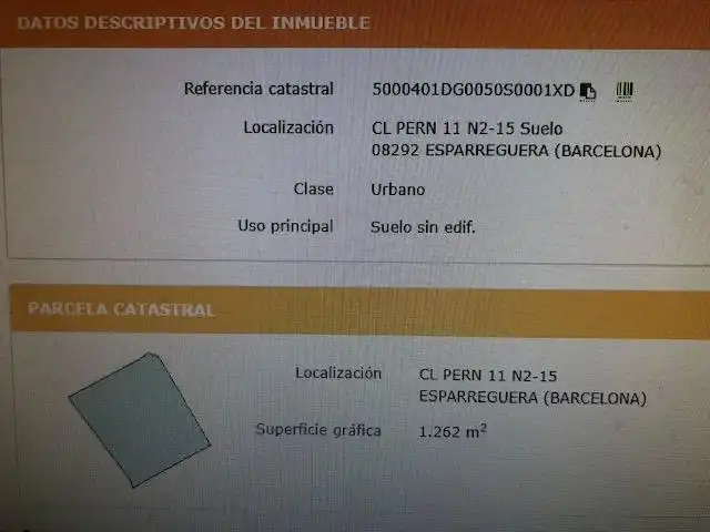 Terreno industrial en venta en Esparreguera