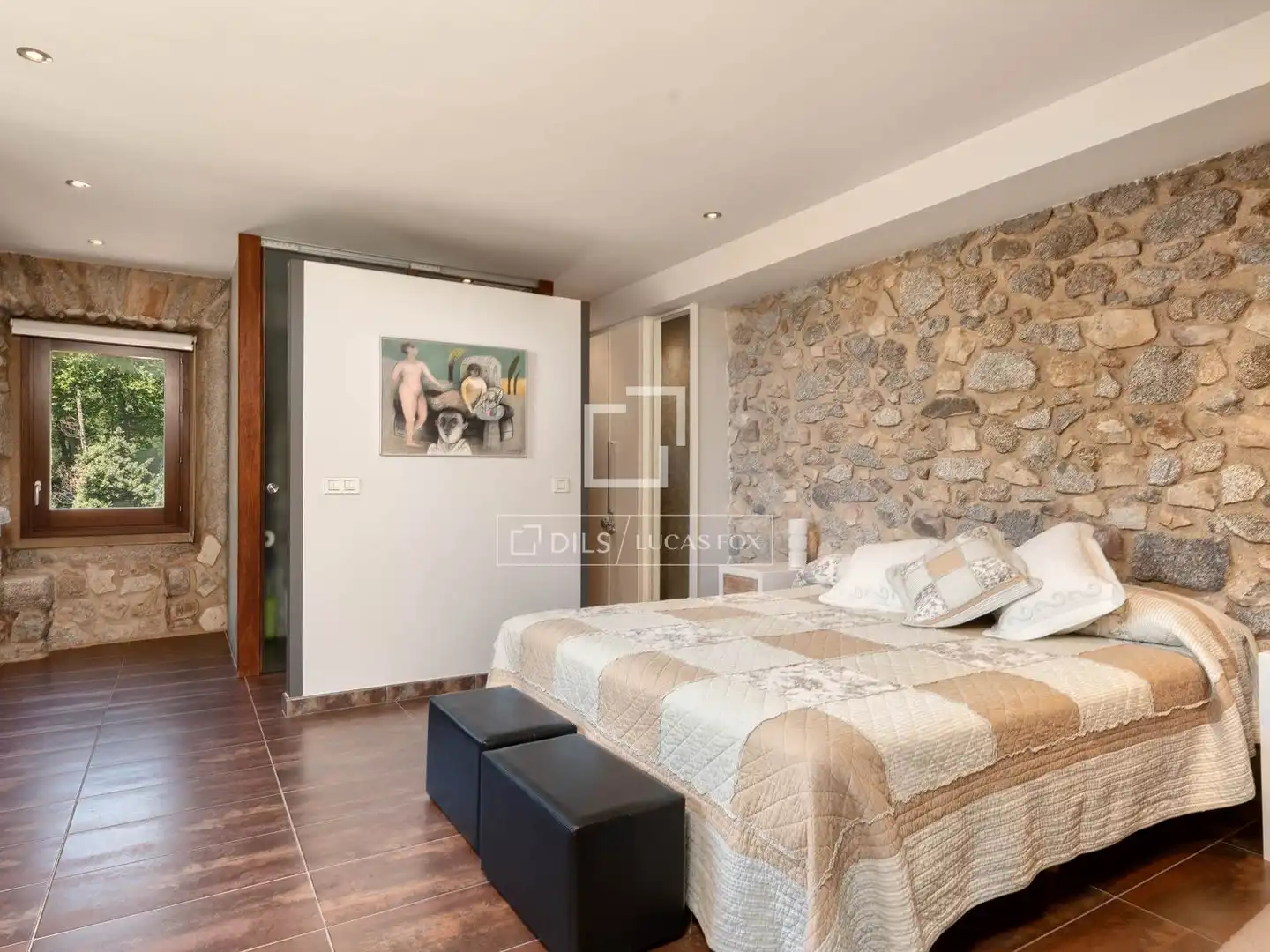 Dormitori de Finca rústica en venda en Maçanet de Cabrenys amb Calefacció, Jardí privat i Traster