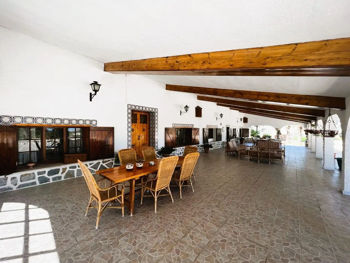 Terraza de Finca rústica en venta en Monóvar  / Monòver con Aire acondicionado, Calefacción y Jardín privado