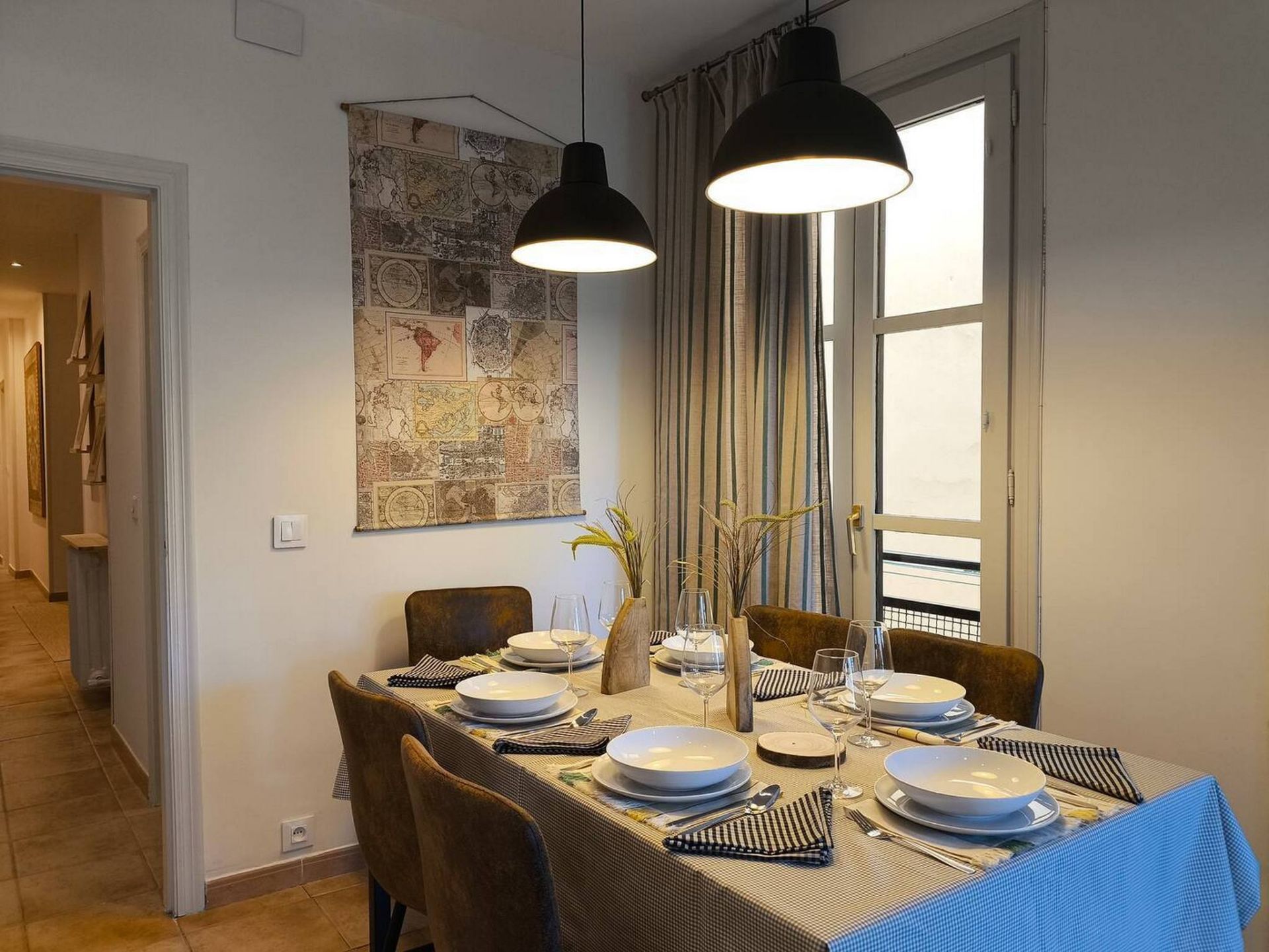 Dining room of Flat to rent in  Logroño  with Air Conditioner, Furnished and TV
