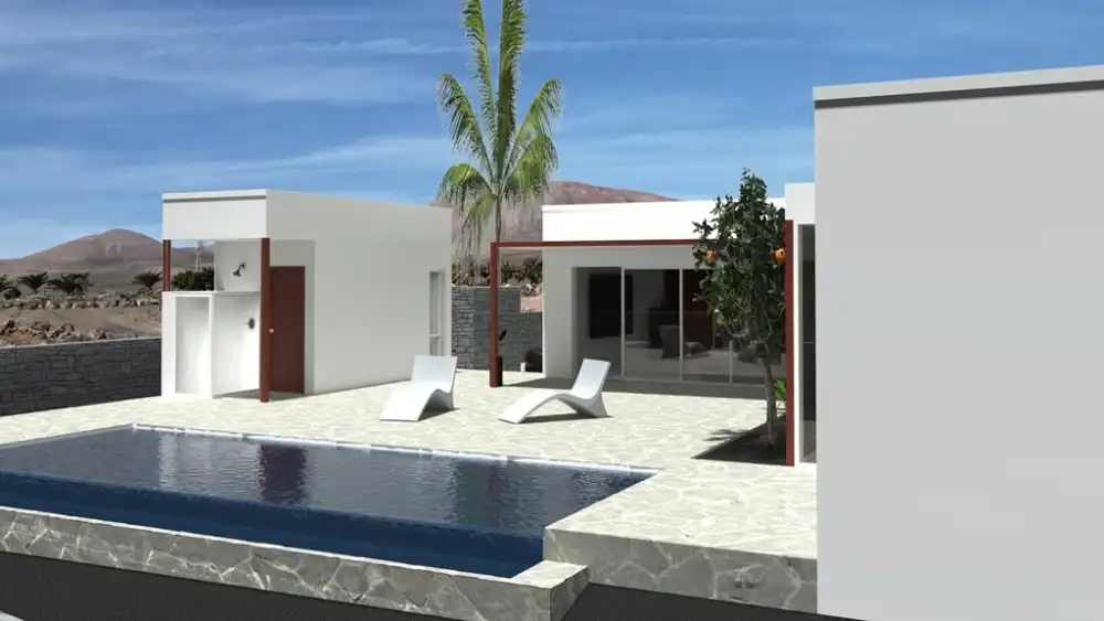 Vista exterior de Residencial en venda en Yaiza