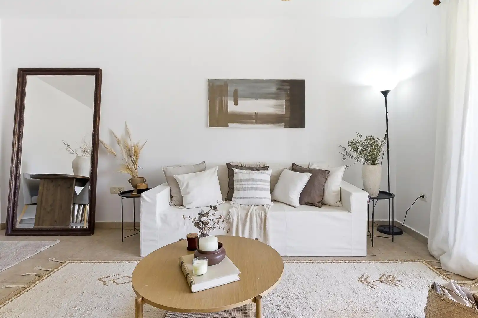 Living room of Apartments for sale in La Pobla de Farnals  with Air Conditioner, Heating and Private garden