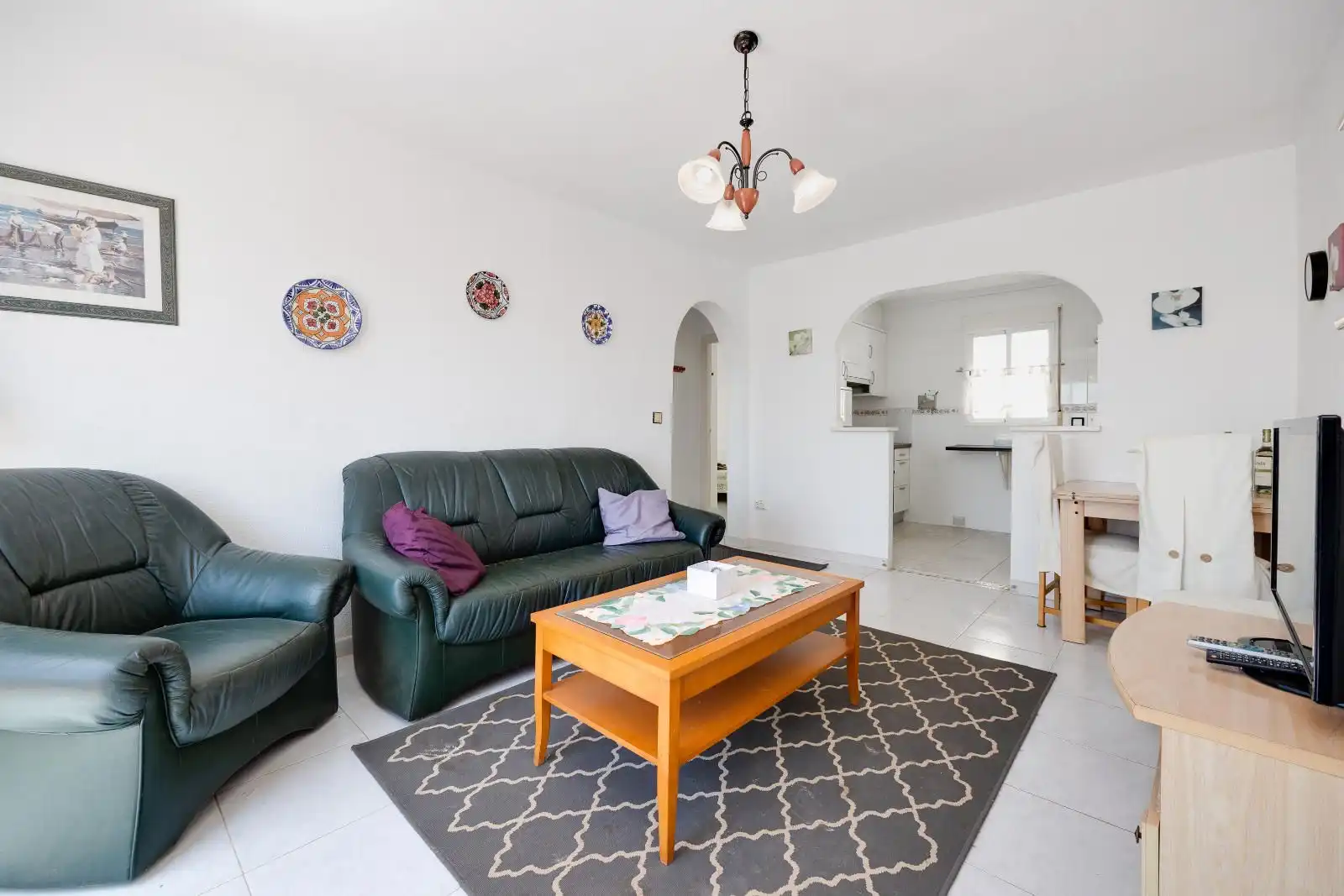 Sala d'estar de Àtic en venda en Torrevieja amb Aire condicionat, Terrassa i Piscina