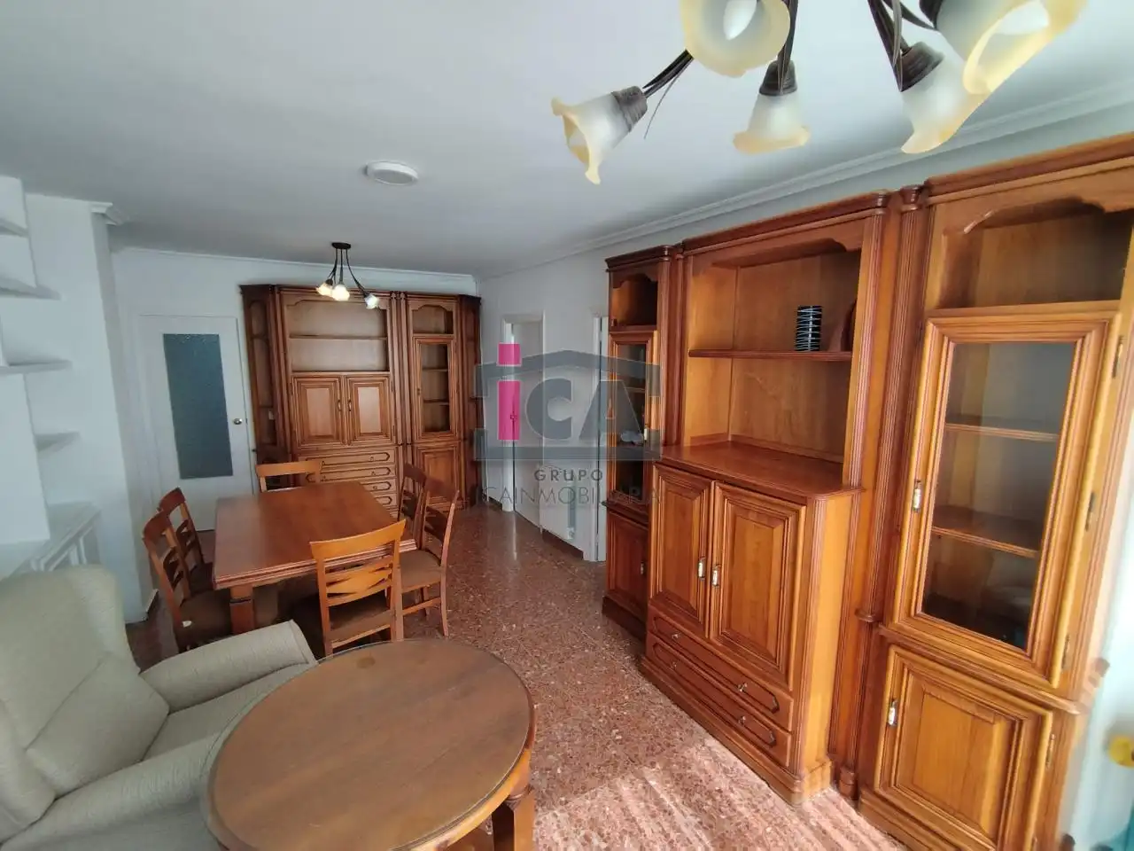 Sala de estar de Piso de alquiler en Cáceres con Aire acondicionado, Calefacción y Amueblado