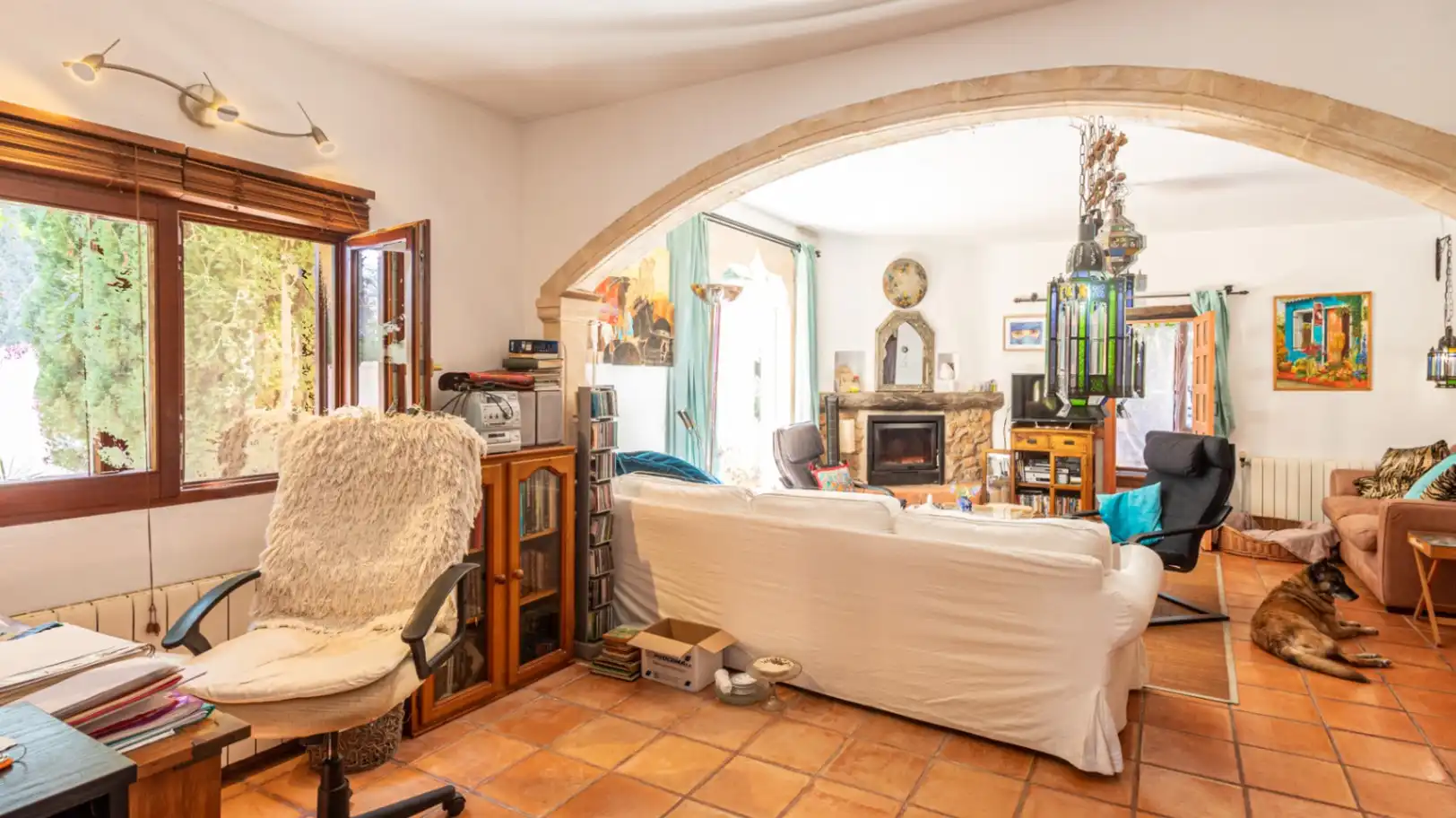Living room of Houses for sale in Jávea / Xàbia  with Air Conditioner, Heating and Private garden