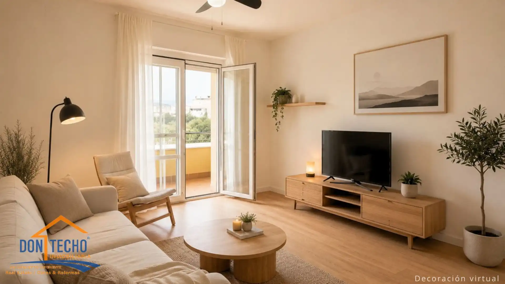 Sala d'estar de Apartament en venda en Torrox amb Terrassa, Moblat i Rentadora