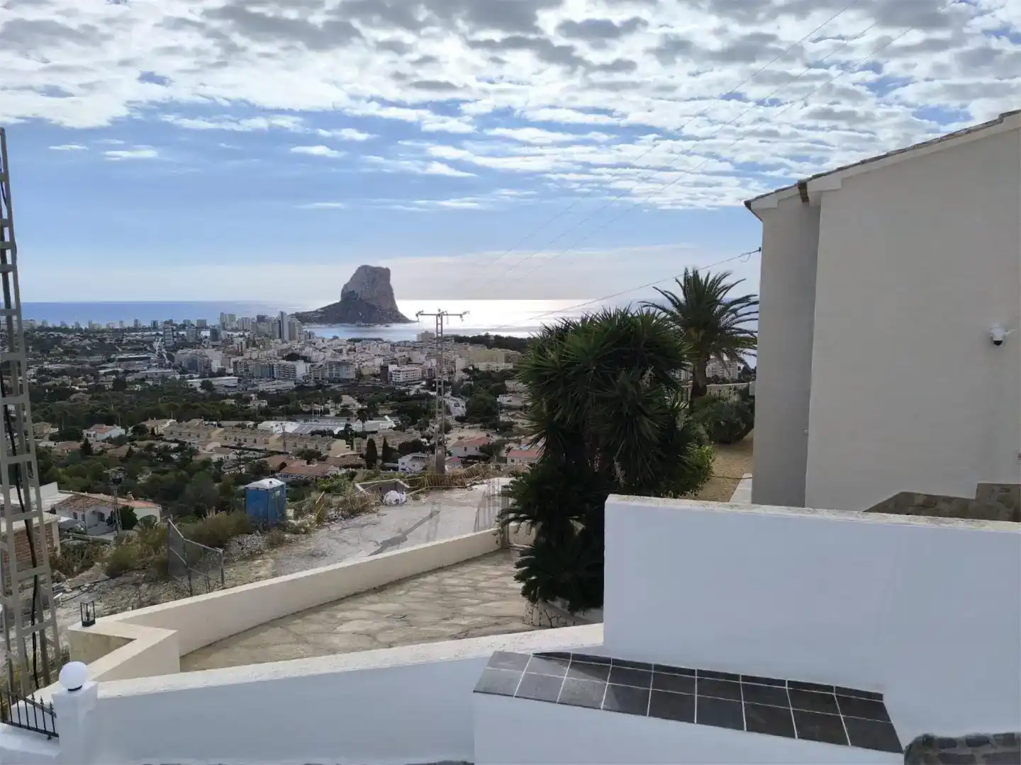 Exterior view of Flat for sale in Calpe / Calp  with Air Conditioner, Private garden and Swimming Pool