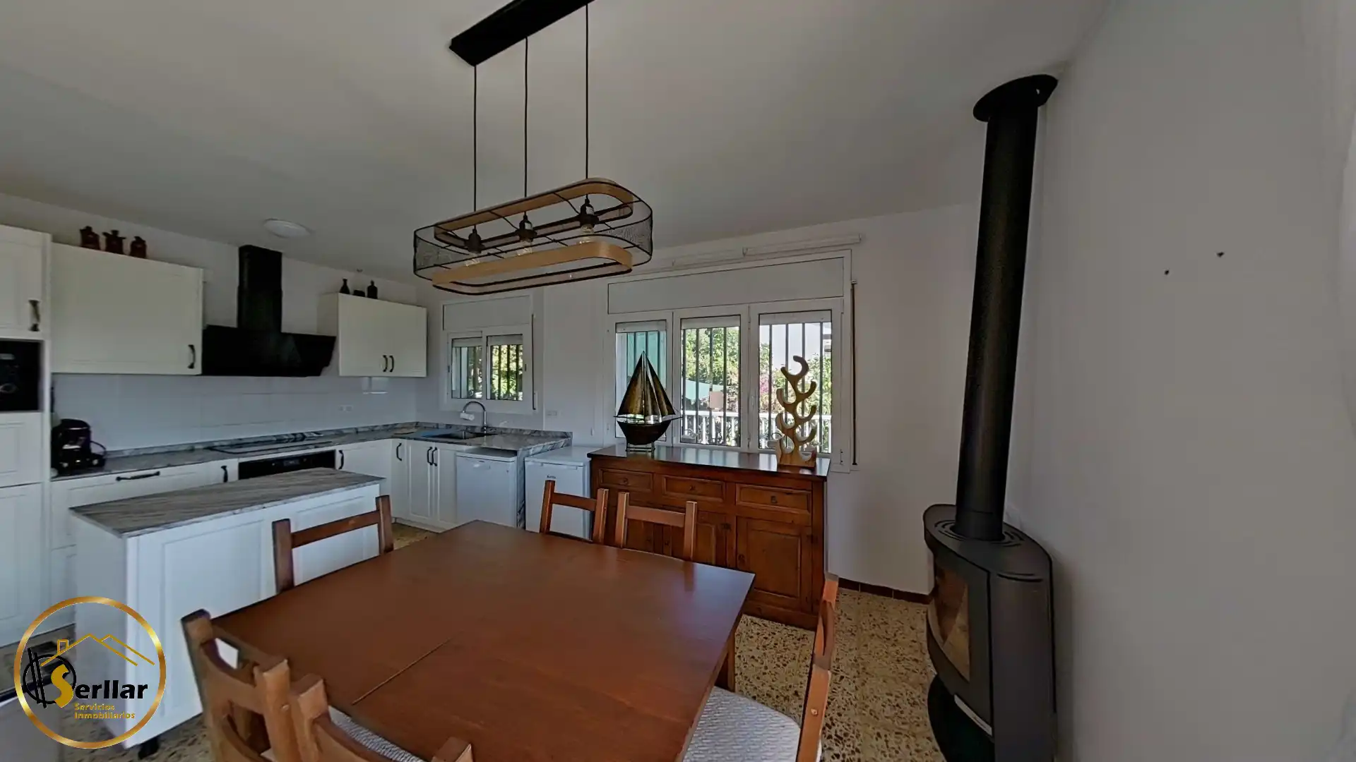 Esszimmer von Haus oder Chalet zum Verkauf in Calafell mit Klimaanlage, Heizung und Privatgarten