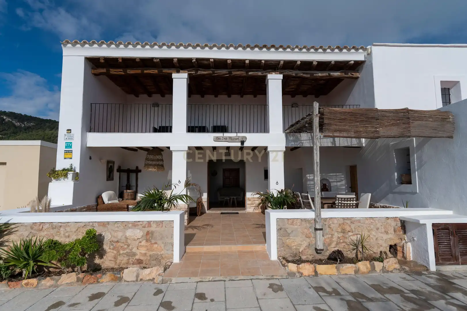 Außenansicht von Haus oder Chalet zur Miete in Sant Josep de sa Talaia mit Klimaanlage, Privatgarten und Möbliert