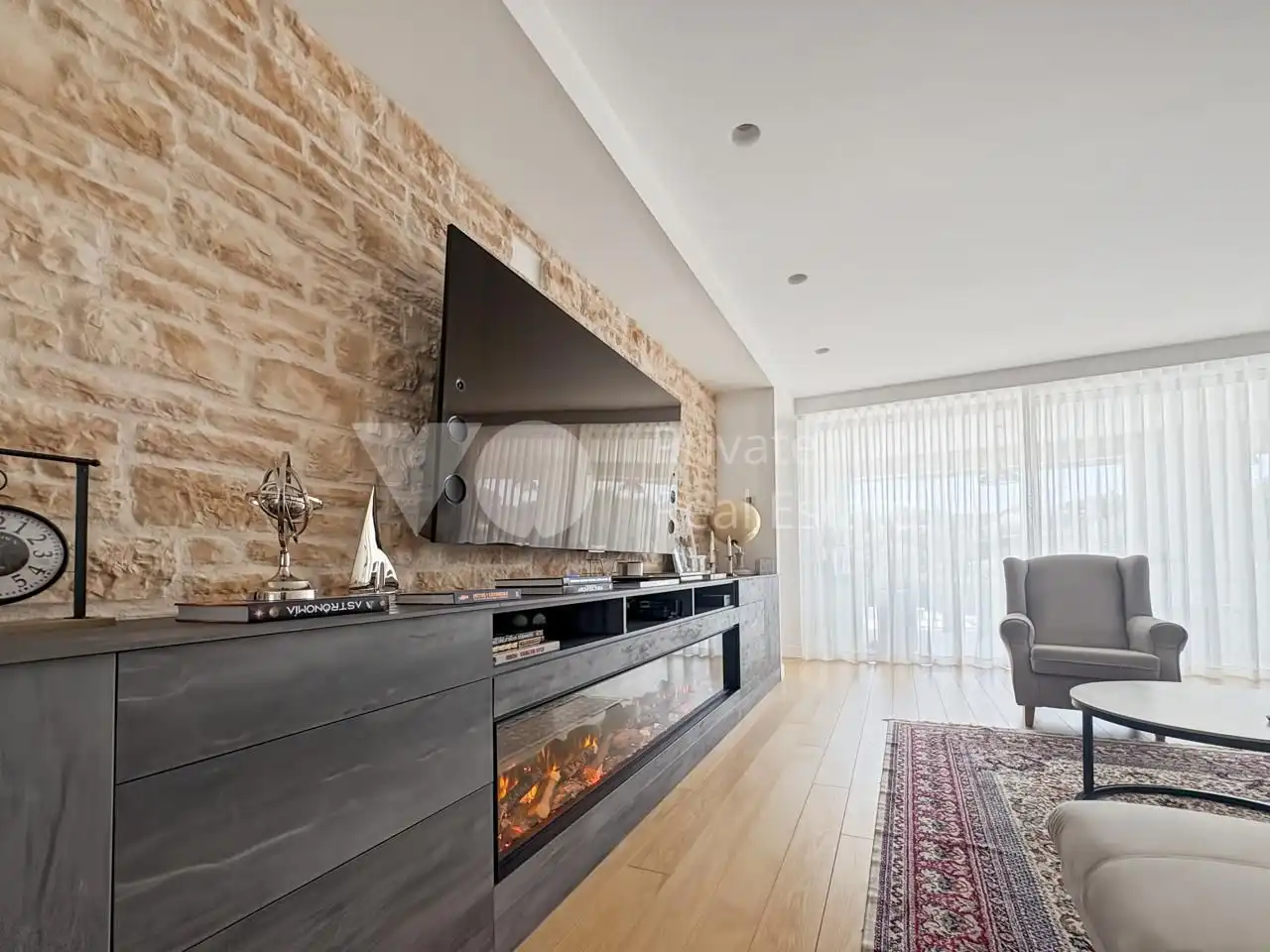Living room of Houses for sale in Boadilla del Monte  with Air Conditioner, Heating and Private garden