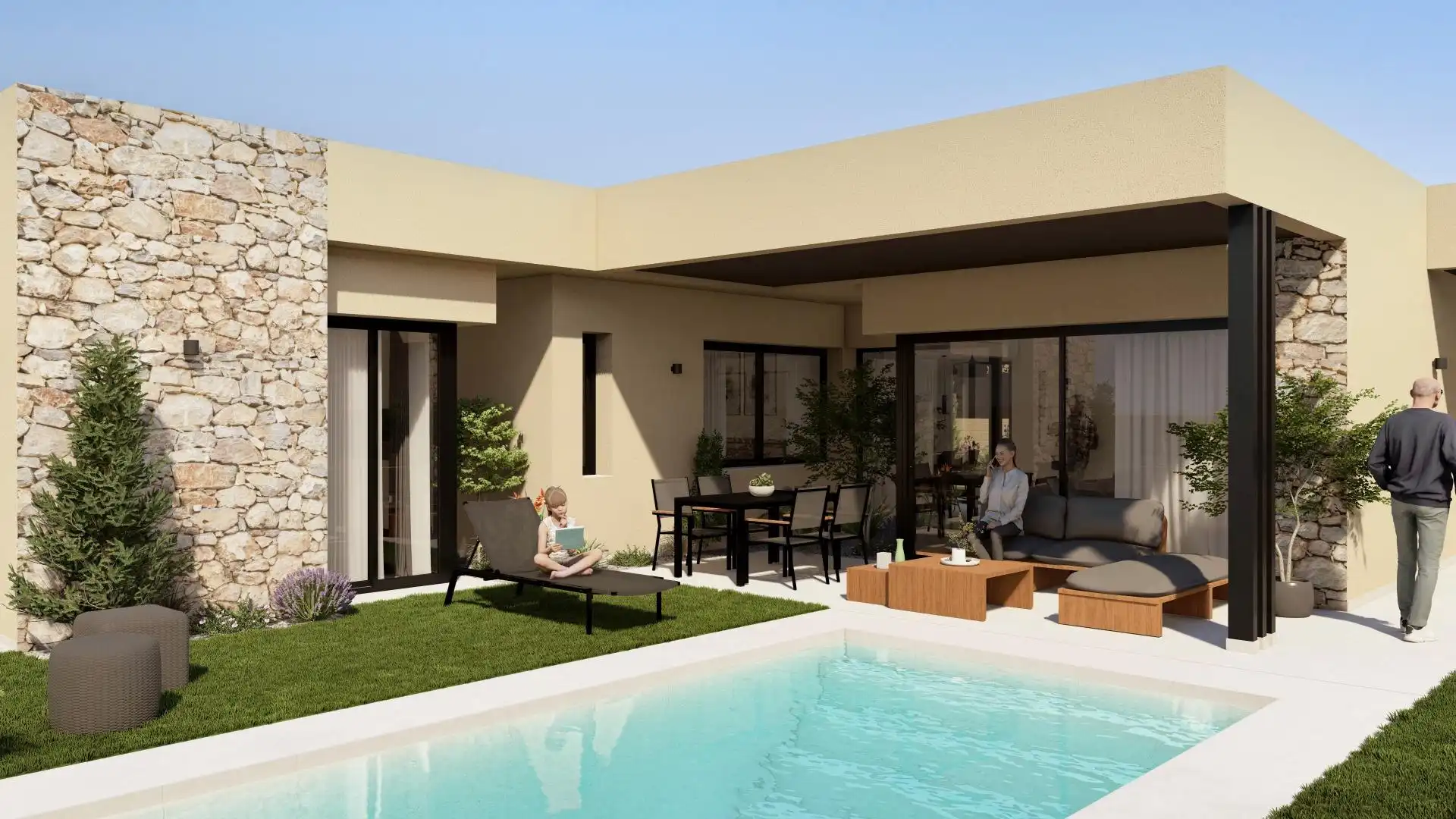 Terrassa de Casa o xalet en venda en Murcia amb Aire condicionat, Jardí privat i Terrassa
