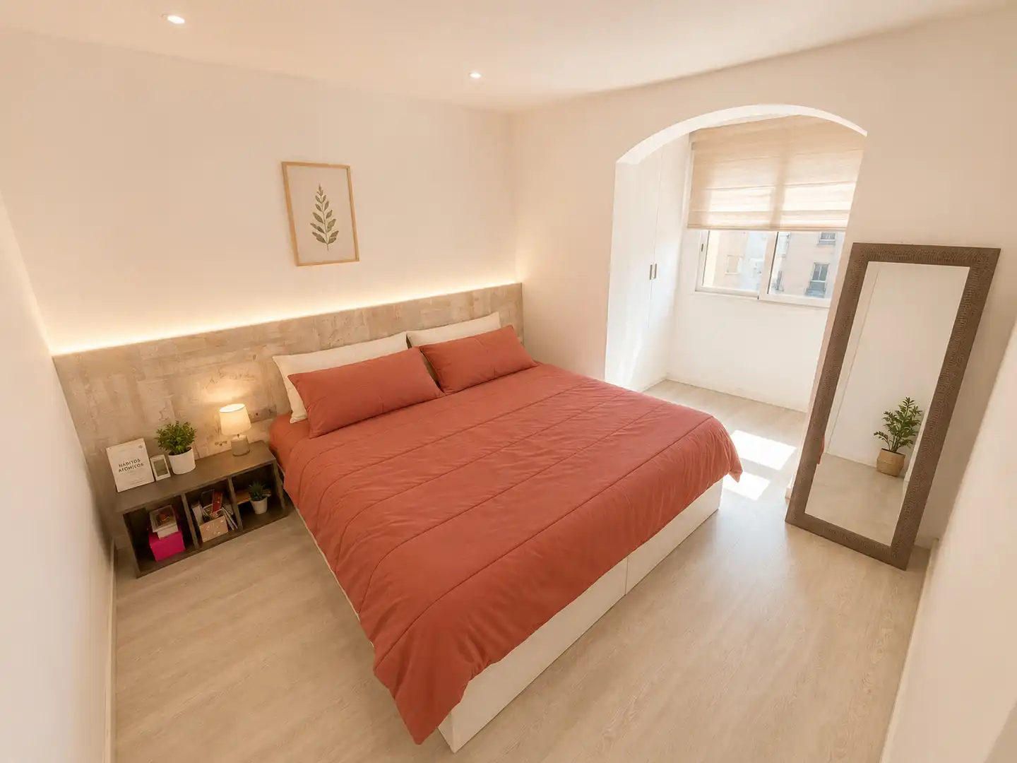 Bedroom of Duplexes for sale in Santa Coloma de Gramenet  with Air Conditioner, Heating and Parquet flooring