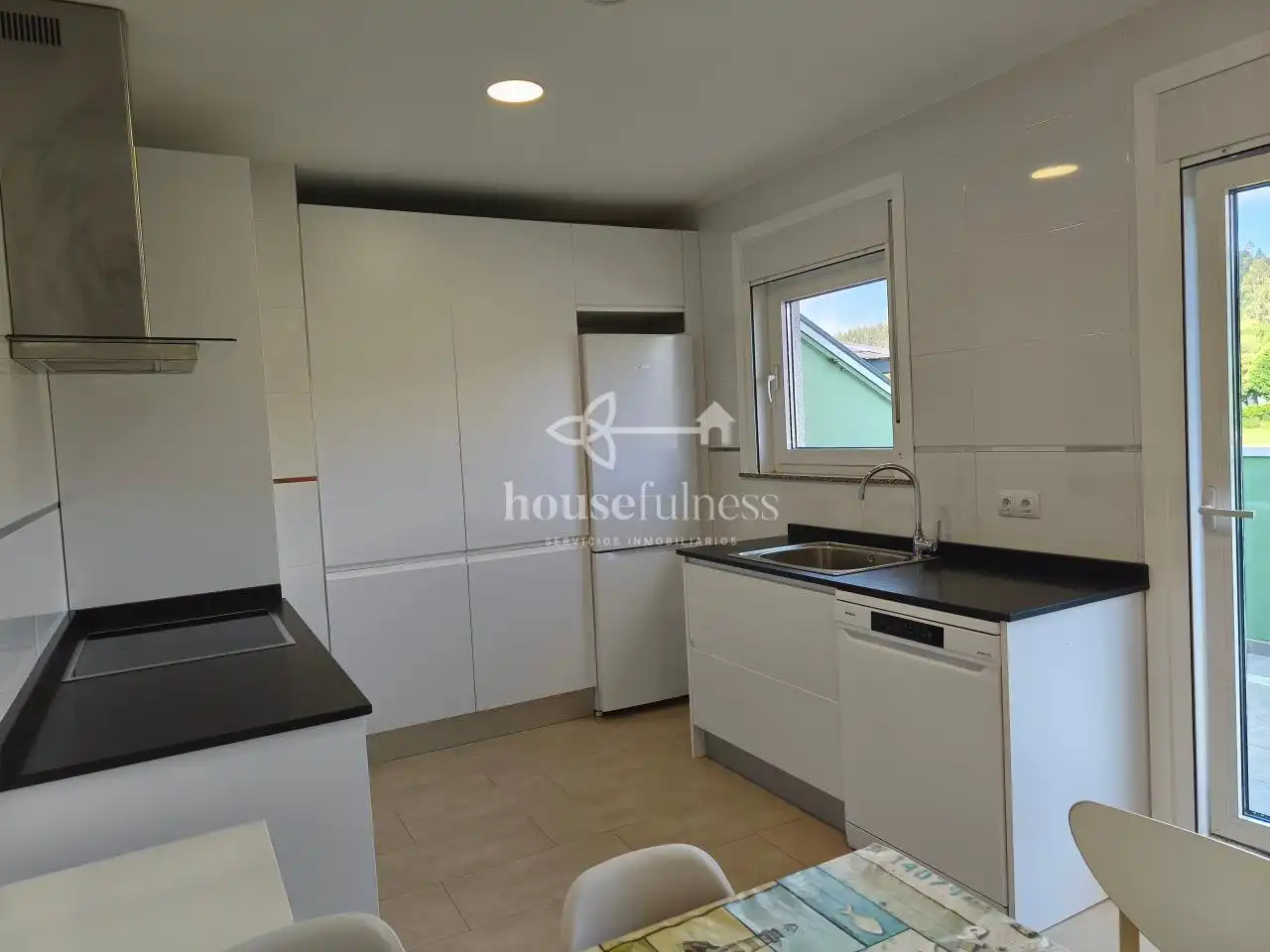 Kitchen of Duplexes for sale in As Somozas   with Heating, Terrace and Storage room