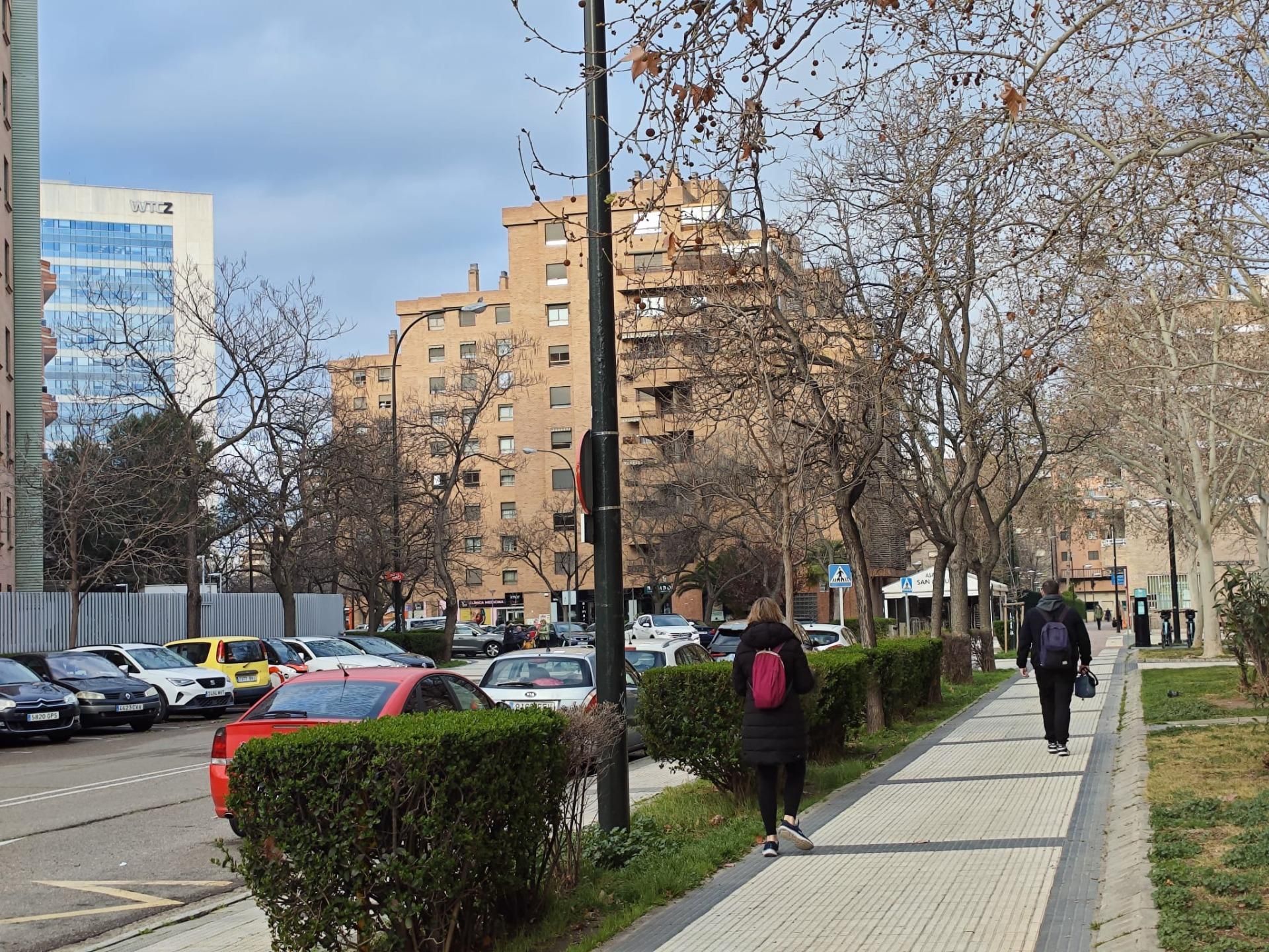 Exterior view of Flat to rent in  Zaragoza Capital  with Air Conditioner, Heating and Terrace
