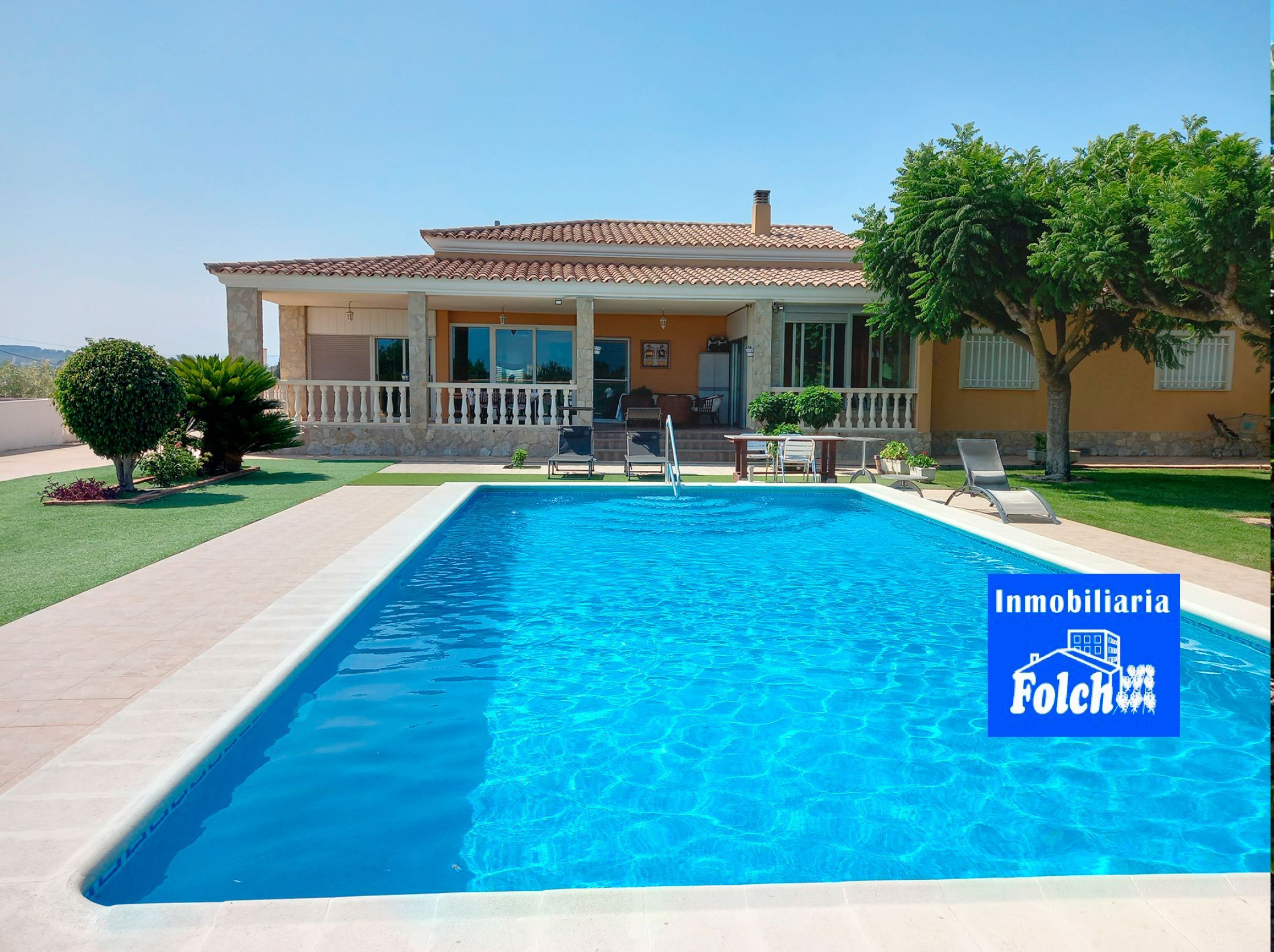 Piscina de Casa o xalet en venda en Vinaròs amb Aire condicionat, Calefacció i Jardí privat