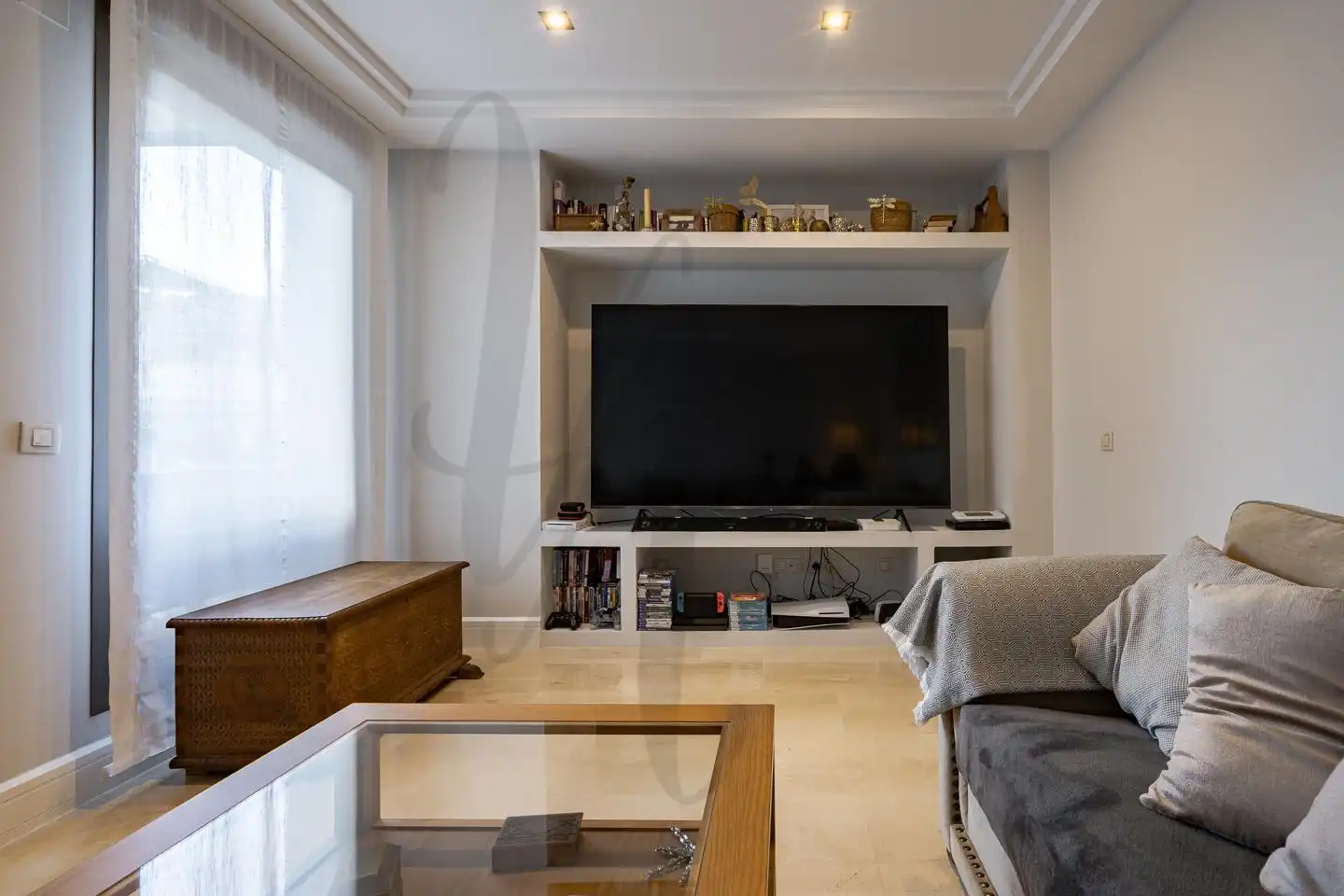 Sala de estar de Ático en venta en San Sebastián de los Reyes con Aire acondicionado, Calefacción y Terraza