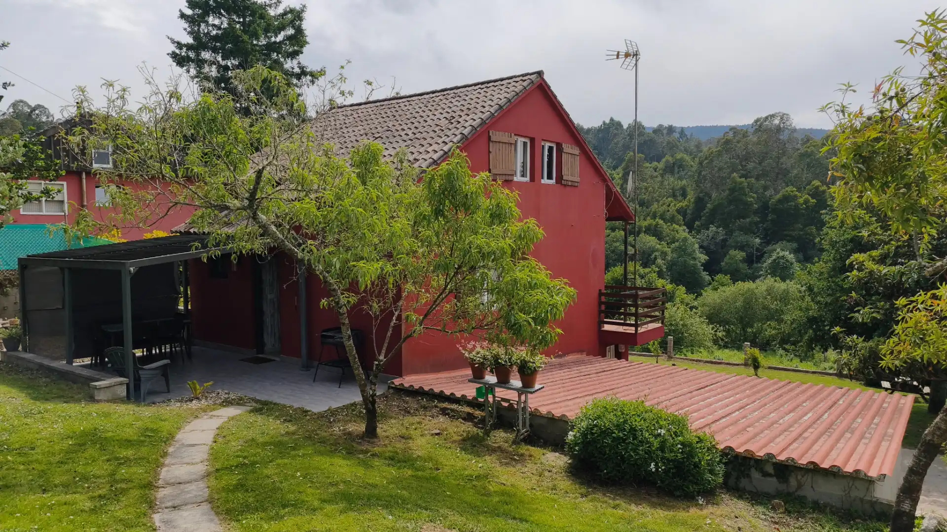 Vista exterior de Casa o chalet en venta en Gondomar con Jardín privado, Parquet y Terraza