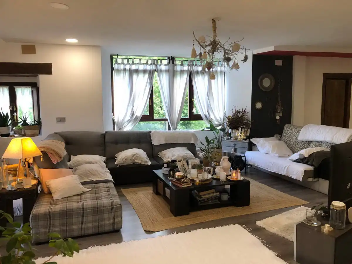 Living room of Houses for sale in Condado de Treviño  with Private garden, Terrace and Balcony