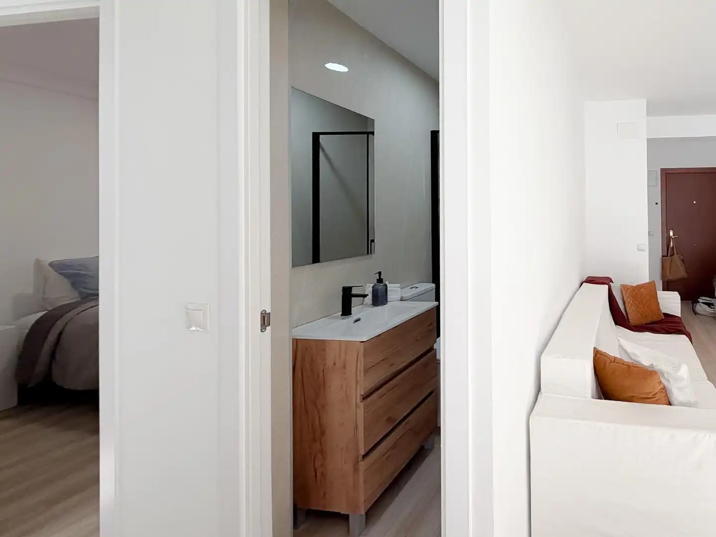 Bathroom of Flat for share in Getafe  with Heating, Furnished and Oven