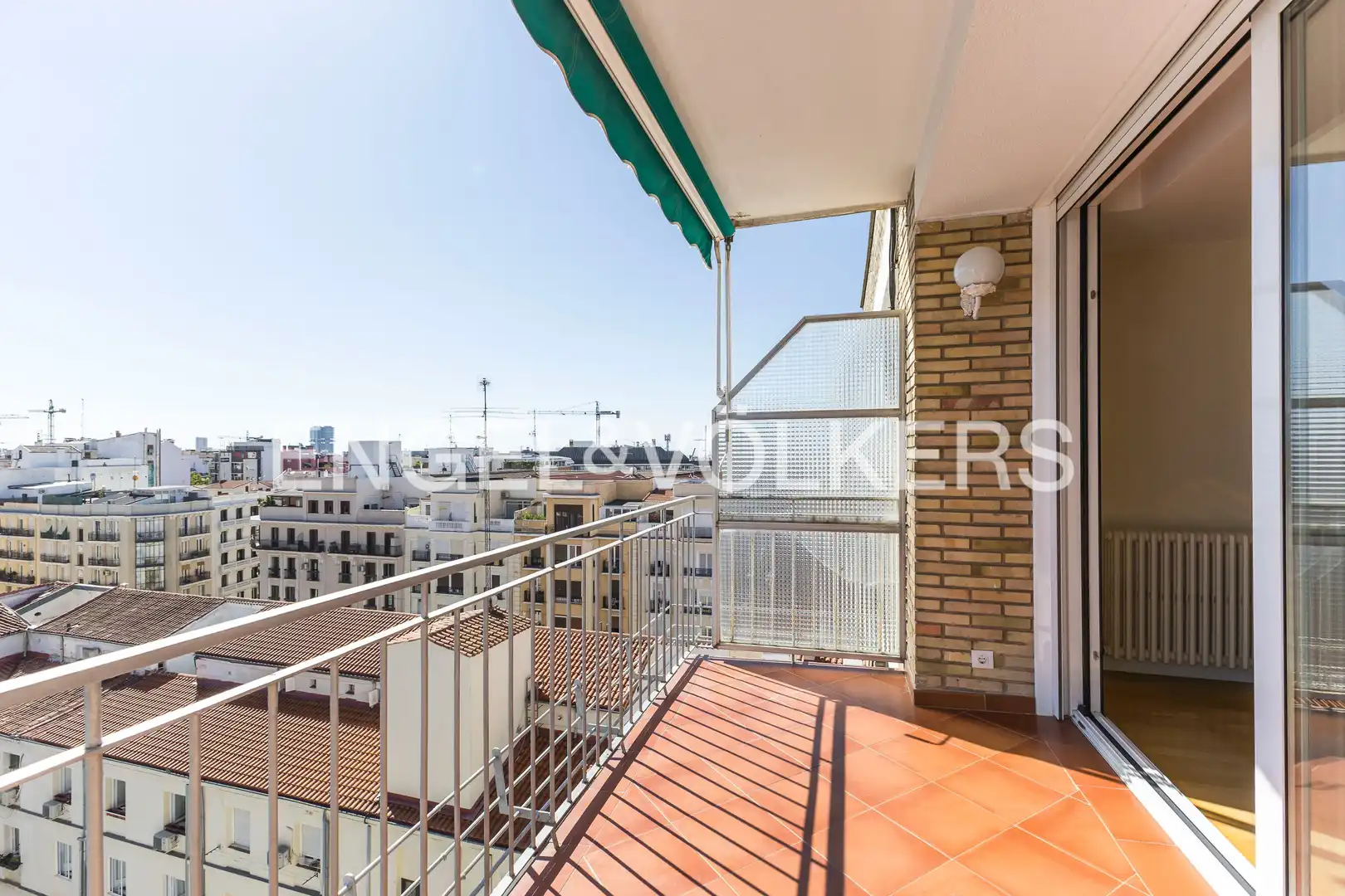 Terraza de Piso de alquiler en Madrid con Aire acondicionado, Calefacción y Parquet