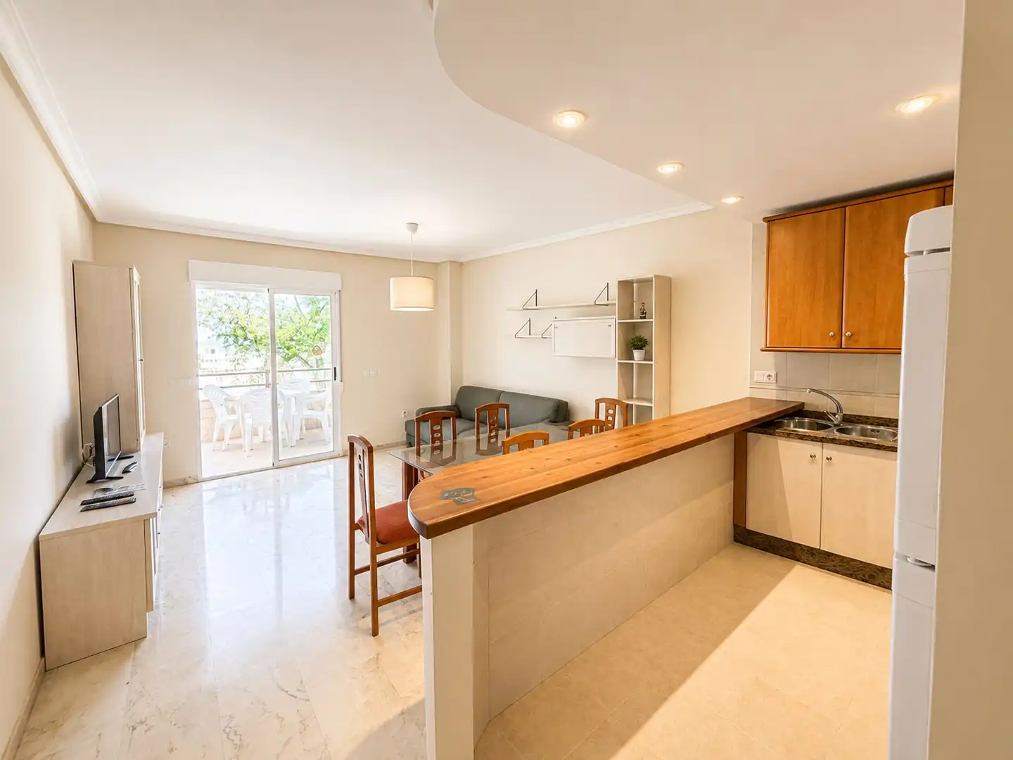 Küche von Wohnung zur Miete in Almuñécar mit Möbliert und Balkon