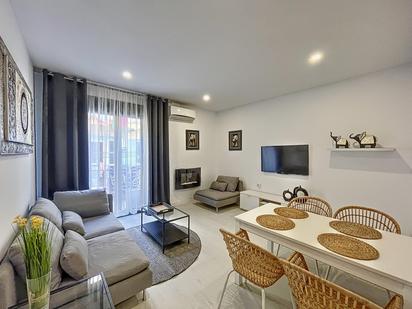 Sala d'estar de Apartament en venda en  Barcelona Capital amb Aire condicionat, Terrassa i Balcó