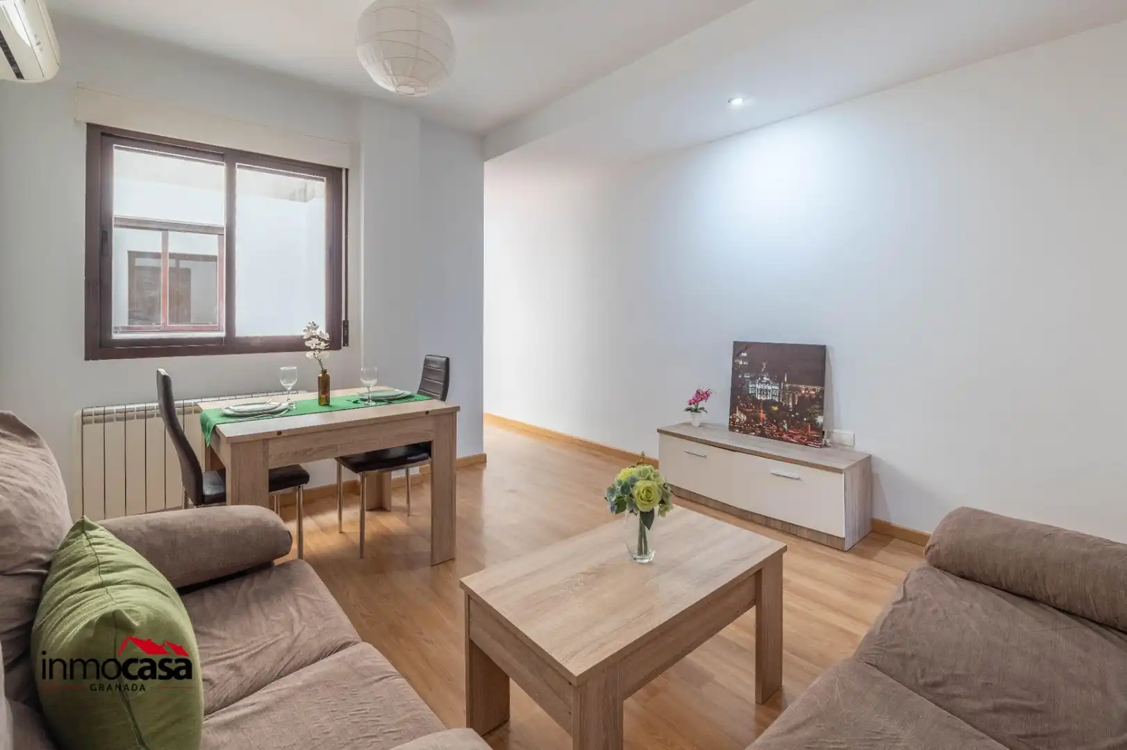 Living room of Flat for sale in Armilla  with Air Conditioner, Heating and Alarm