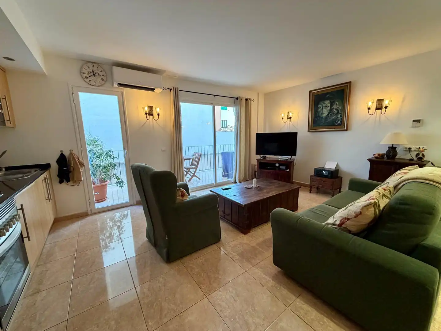 Wohnzimmer von Maisonette zum Verkauf in Andratx mit Klimaanlage, Heizung und Terrasse
