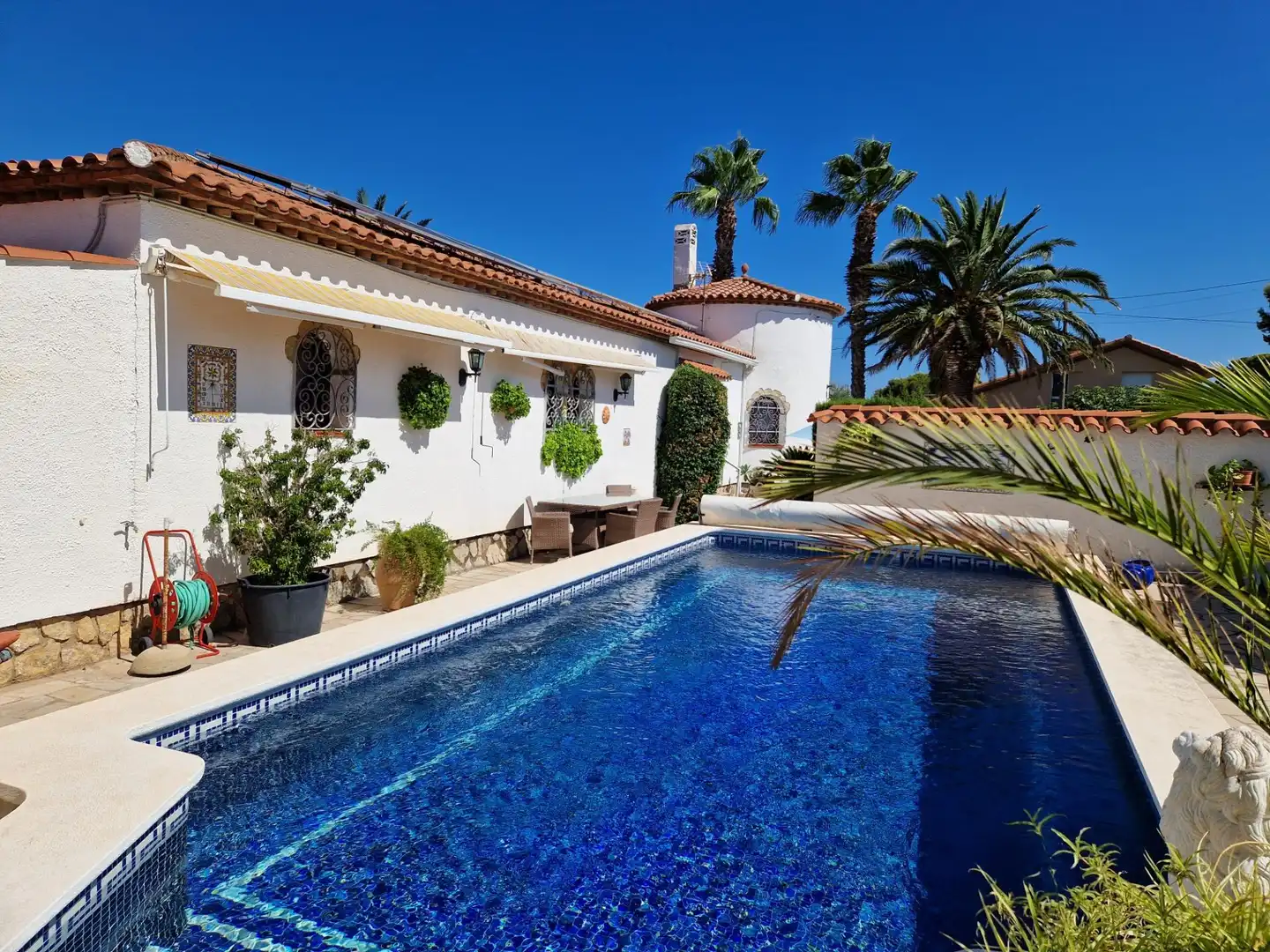 Swimming pool of Houses for sale in Mont-roig del Camp  with Heating, Private garden and Storage room