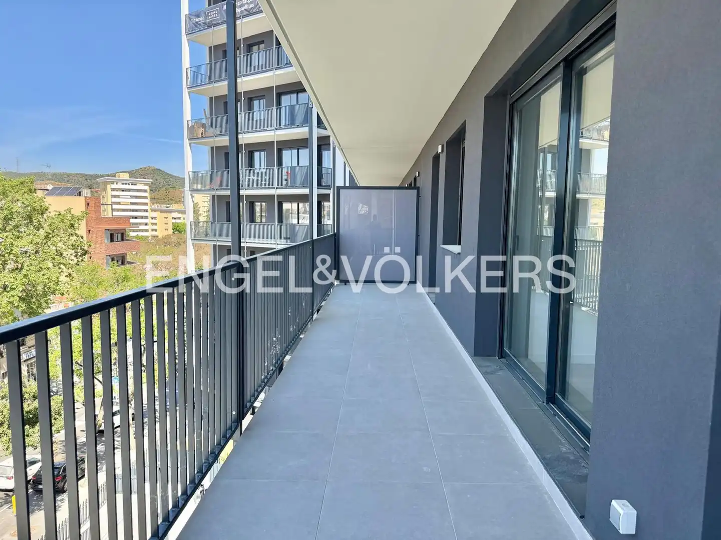 Terraza de Piso de alquiler en Badalona con Aire acondicionado, Calefacción y Parquet