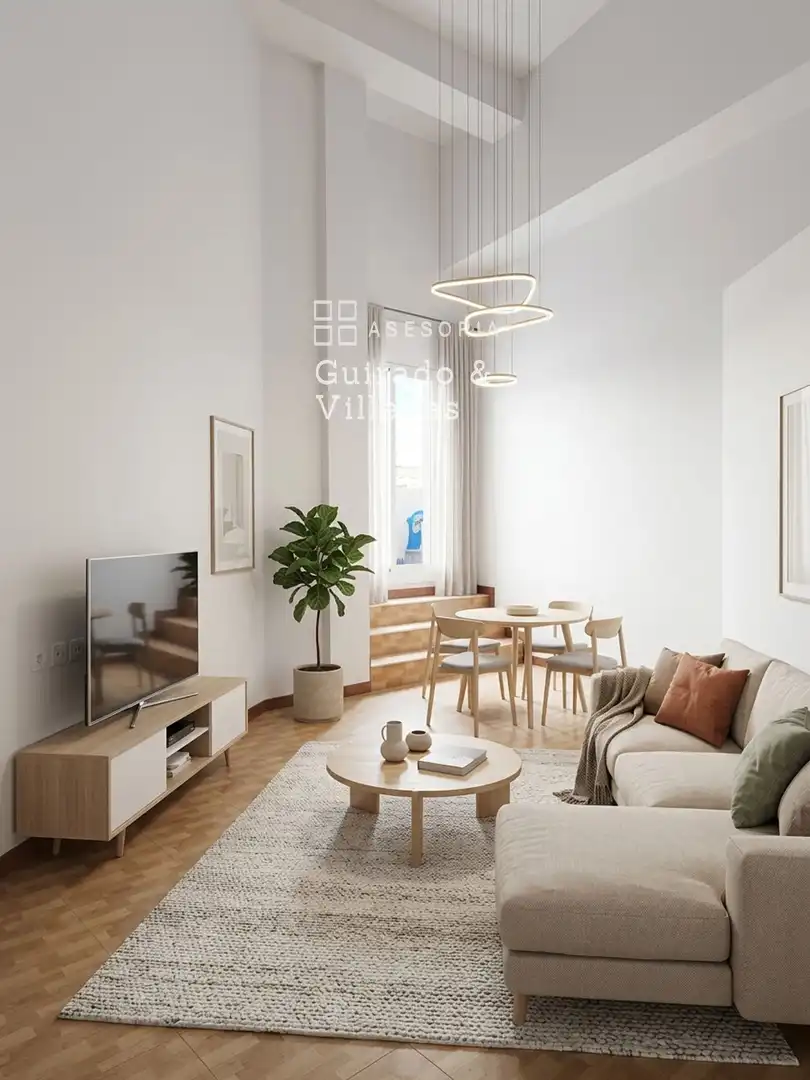 Sala de estar de Dúplex en venta en Terrassa con Terraza y Alarma