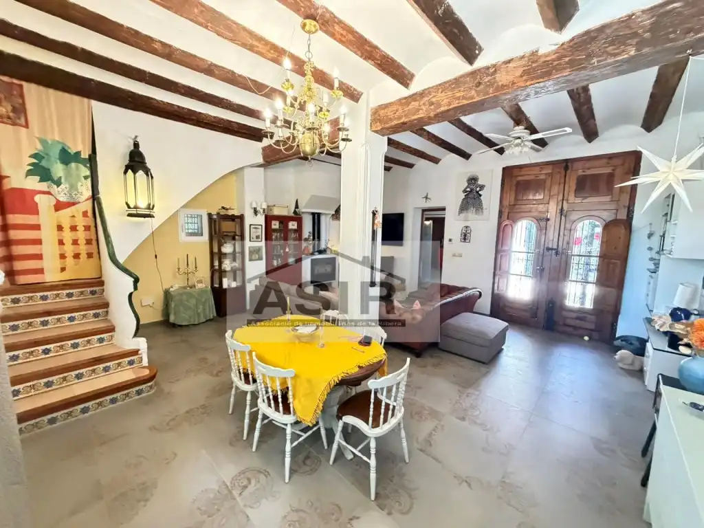 Sala de estar de Casa o chalet en venta en Alzira con Terraza y Piscina