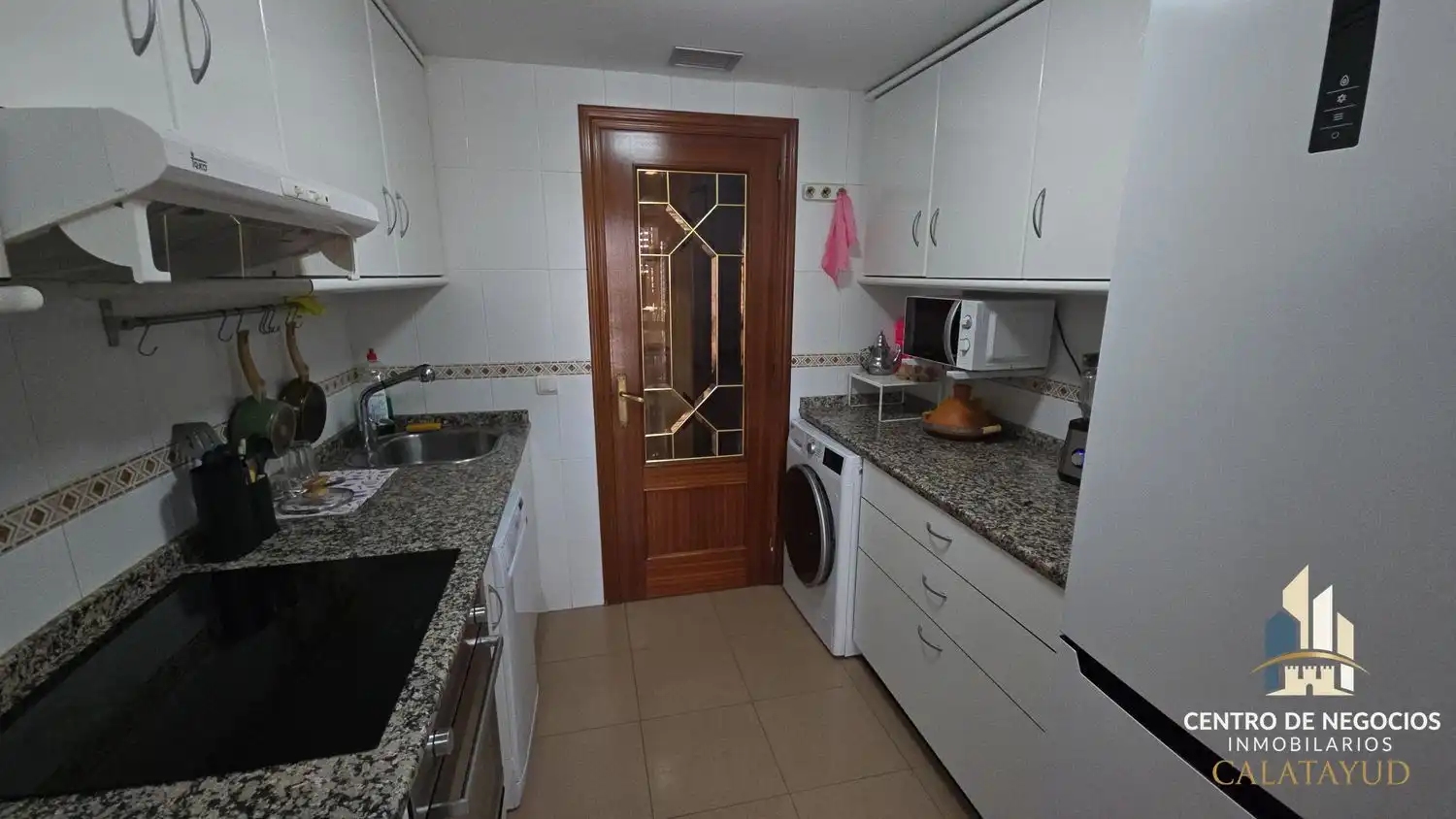 Küche von Wohnung zur untervermieten in Calatayud mit Klimaanlage, Heizung und Parkett
