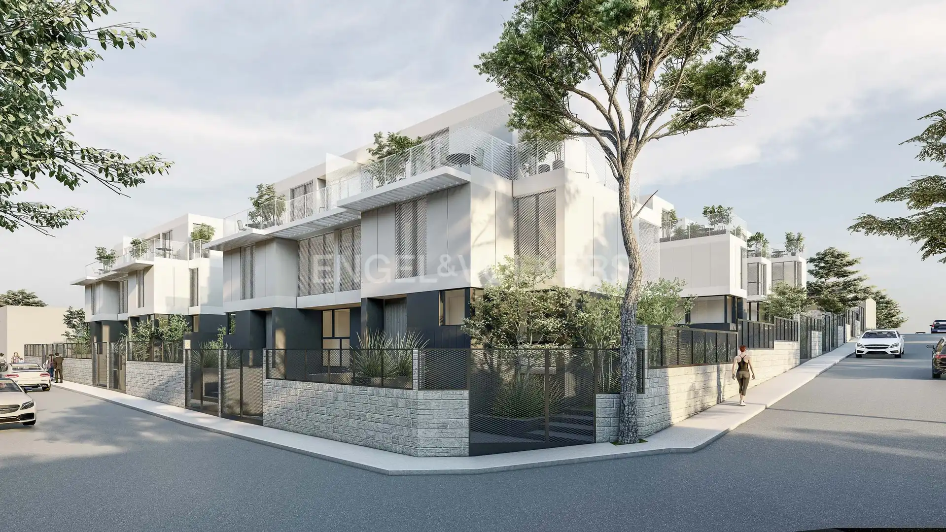 Vista exterior de Casa adosada en venta en Pozuelo de Alarcón con Aire acondicionado, Calefacción y Jardín privado