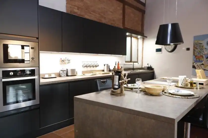 Cocina de Casa o chalet en venta en El Sauzal con Jardín privado, Terraza y Piscina