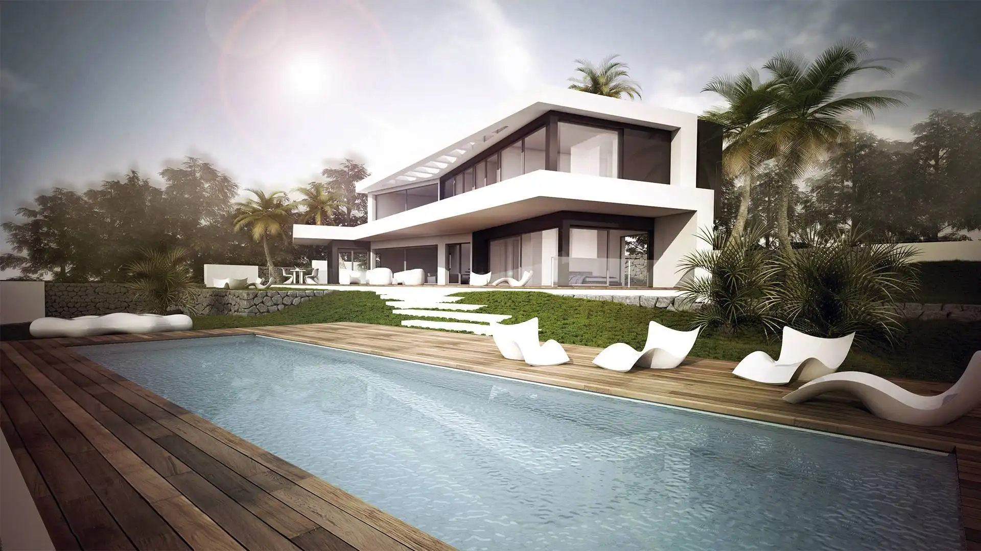 Villa mit Pool zum Verkauf in El Ràfol d'Almúnia