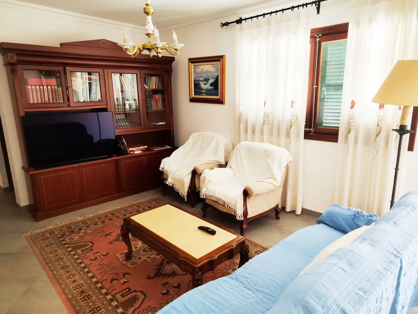 Sala d'estar de Pis de lloguer en Llucmajor amb Aire condicionat, Terrassa i Traster